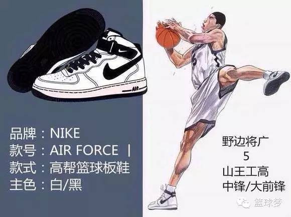 灌篮高手联名球鞋11号,灌篮高手藤真健司的球鞋