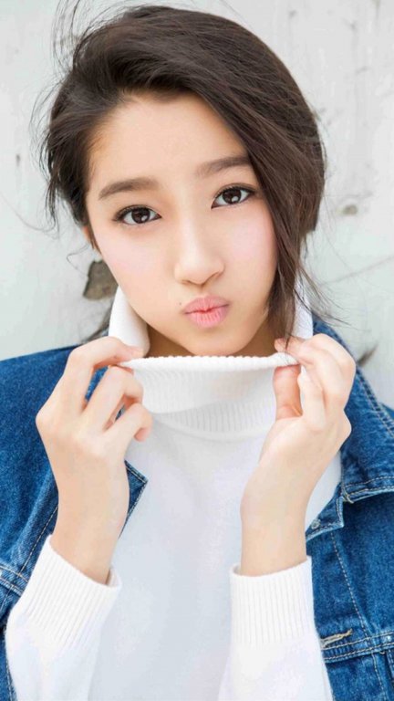 关晓彤惊艳写真照壁纸,鹿晗关晓彤壁纸