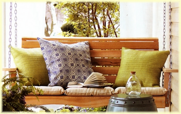 庭院独特的秋千,特色景观秋千