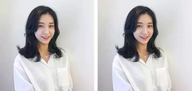 显脸小有层次感的中长发,中长发什么造型显小