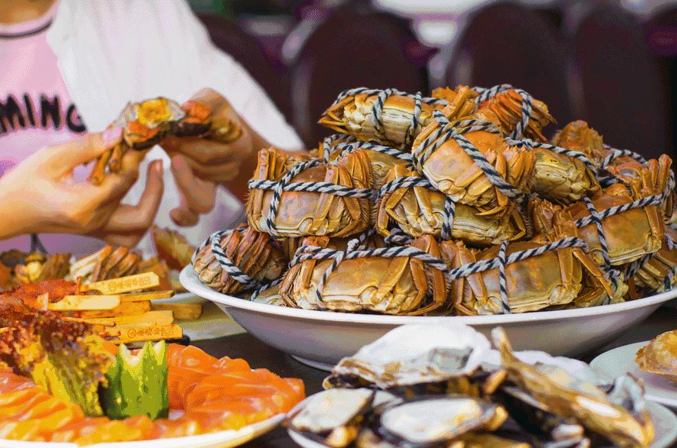 大闸蟹不限量自助西安,五星级自助餐大闸蟹不限量自助餐