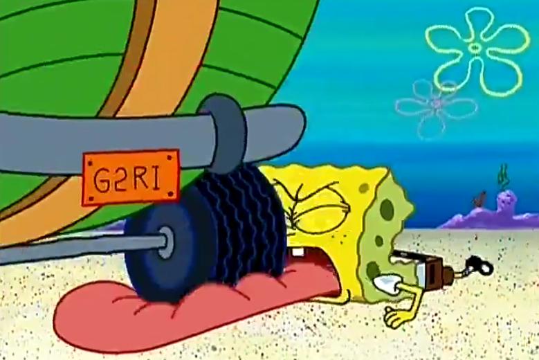 海绵宝宝哄小朋友不哭,海绵宝宝哄小朋友开心