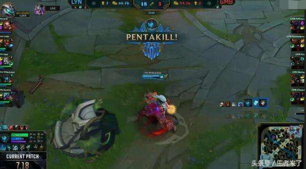 lol比赛复仇之矛上单,lol新英雄对战复仇之矛