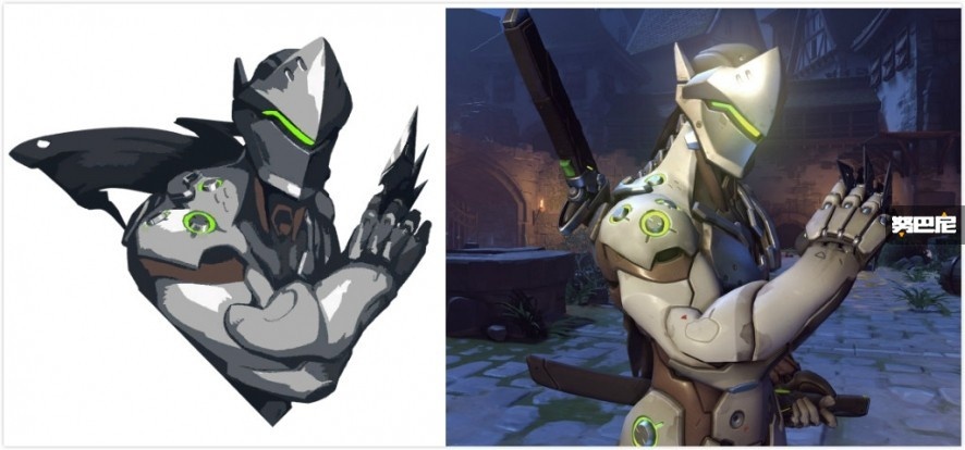 守望先锋英雄设计细节与彩蛋分析：源氏喷漆篇