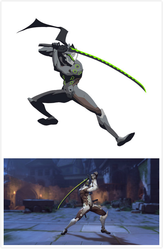 守望先锋英雄设计细节与彩蛋分析：源氏喷漆篇