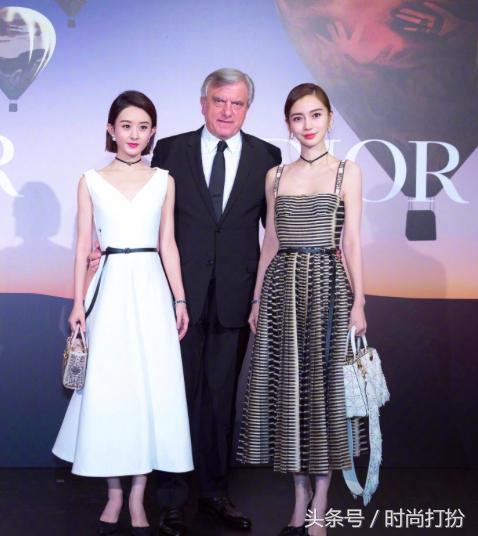 赵丽颖私服穿搭迪奥,赵丽颖穿迪奥白色连衣裙亮相