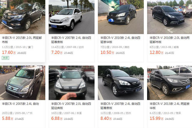 保值最好的几款二手车,看二手车哪里便宜