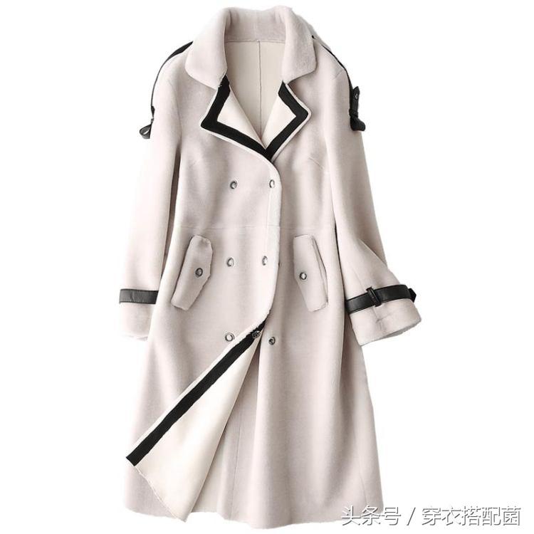 大衣如何穿搭女秋冬好看,黑色大衣连衣裙穿搭高级感