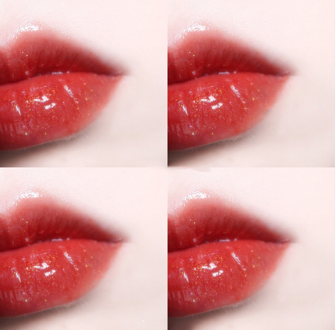 阿玛尼101黑管哑光口红,阿玛尼红管206唇釉深唇试色