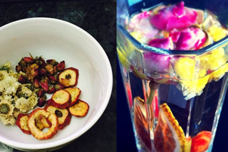 自制最好闻的花草茶,美容茶怎么做