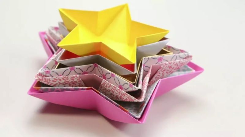 超好玩的折纸手工教程,唐门简单10000种暗器手工折纸