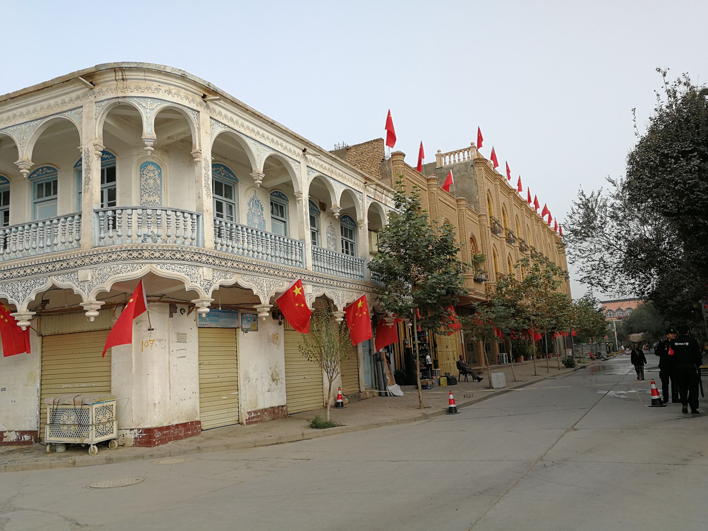 新疆喀什噶尔老城,喀什千年老城全景