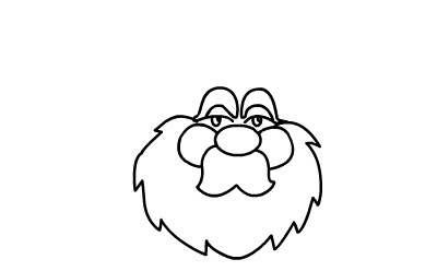 圣诞老人乘着驯鹿拉的雪橇简笔画,圣诞树和圣诞老人简笔画图片大全