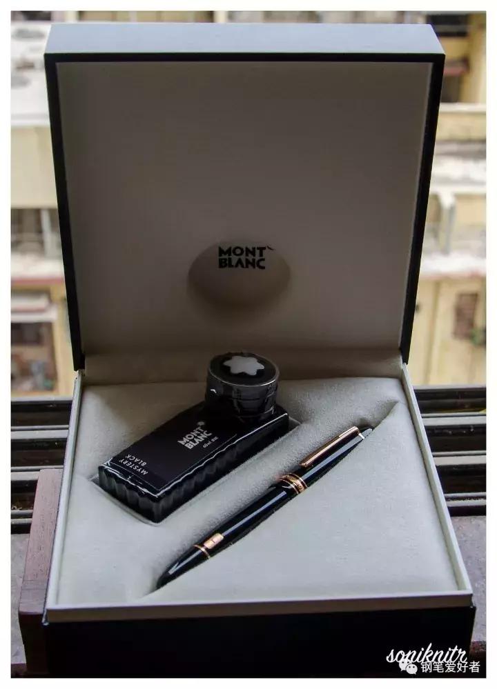 万宝龙montblanc活塞式钢笔,万宝龙montblancm146冰川蓝钢笔