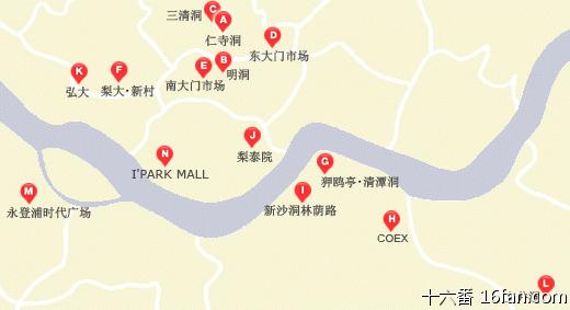 首尔购物路线攻略图高清,首尔顶级购物广场