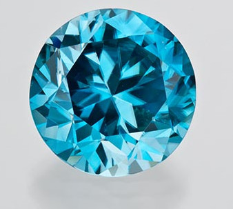 锆石有颜色的图片欣赏,宝石欣赏蓝锆石