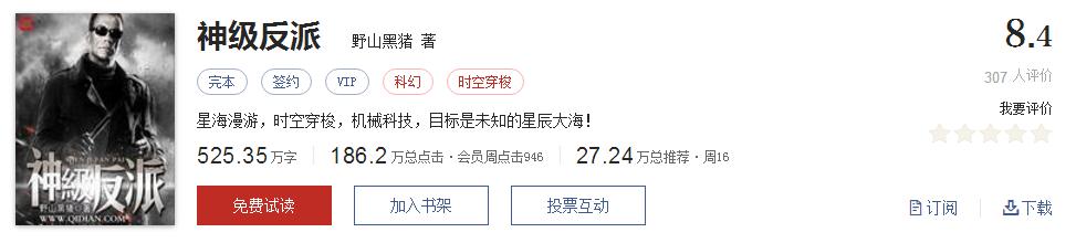 50大公认网络小说神作,网络评分最高小说20部