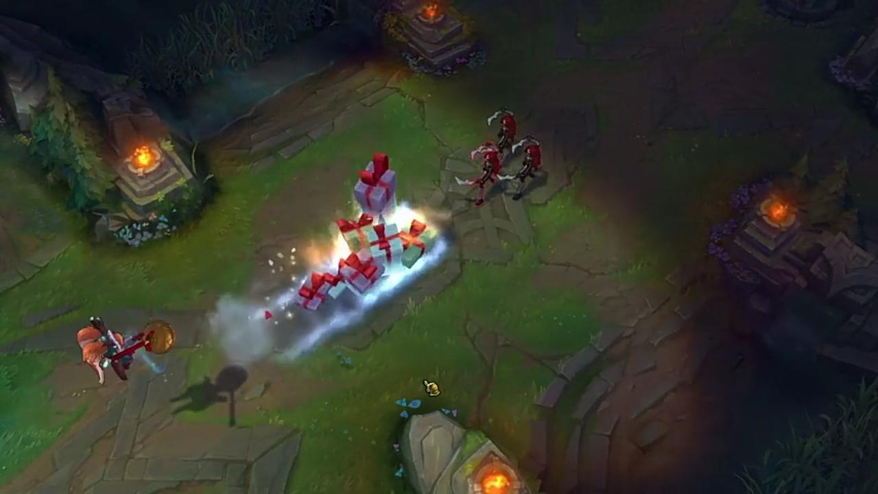 21赛季荒野行动冰雪节皮肤,英雄联盟手游冰雪节小法的皮肤