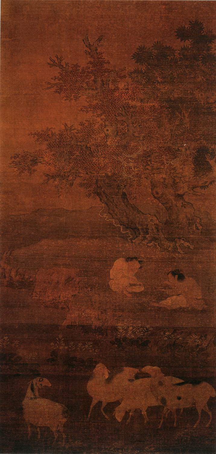 宋刘松年山水画精品欣赏,宋画四大家作品欣赏