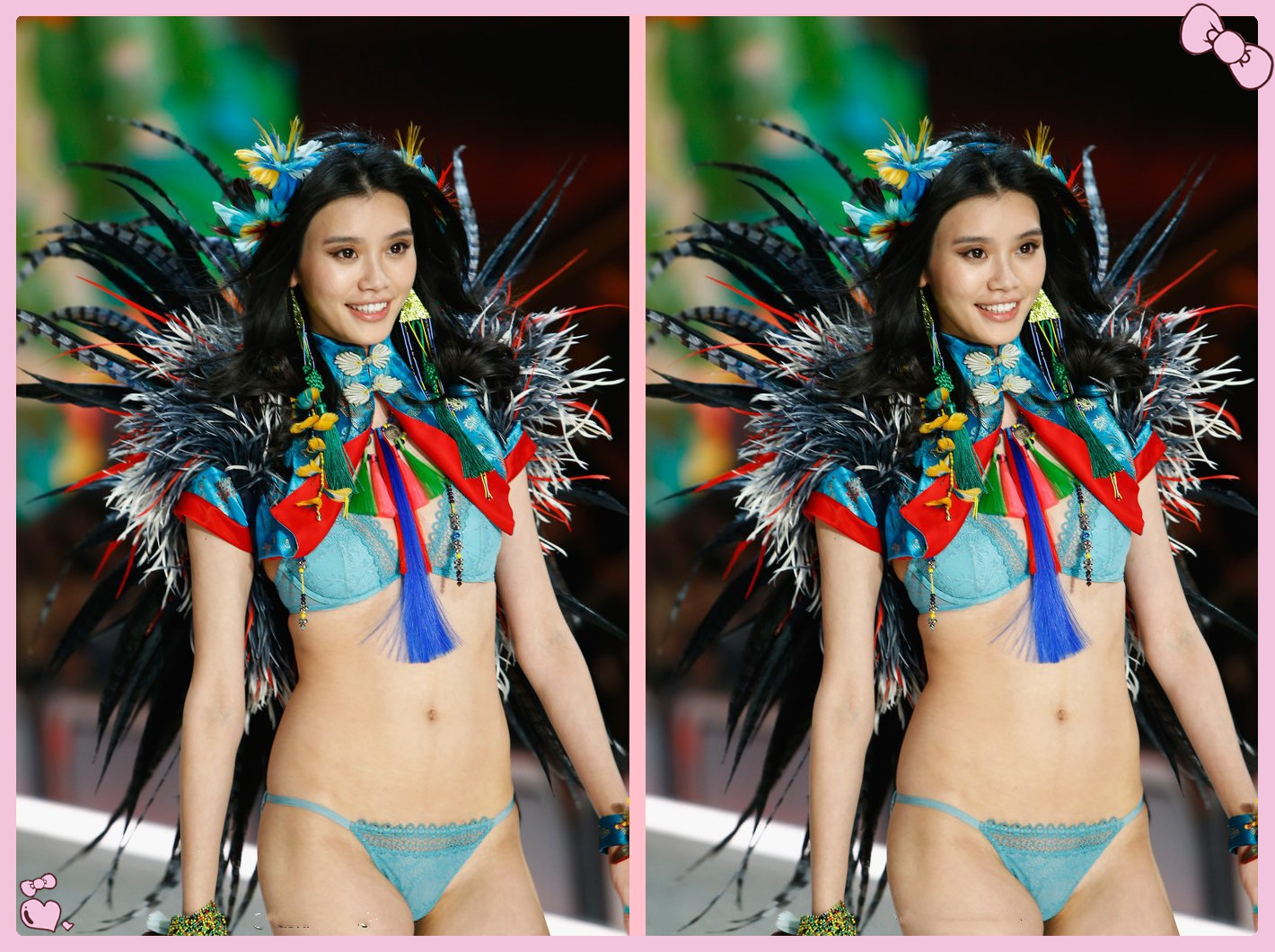 维密秀何穗奚梦瑶合集,奚梦瑶和何穗维密秀