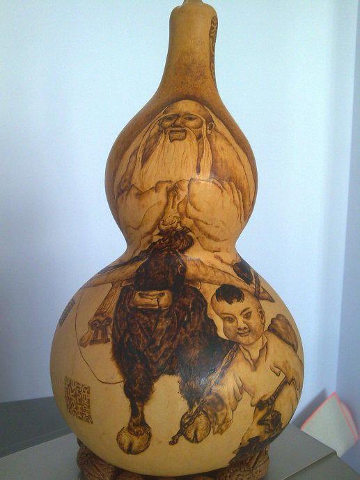 非遗葫芦烙画基本技法,烙画葫芦上色技法步骤详解