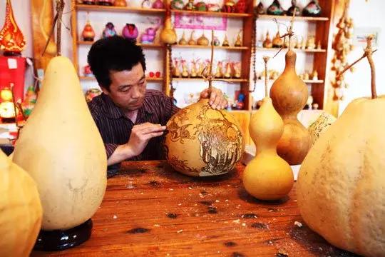 非遗葫芦烙画基本技法,烙画葫芦上色技法步骤详解