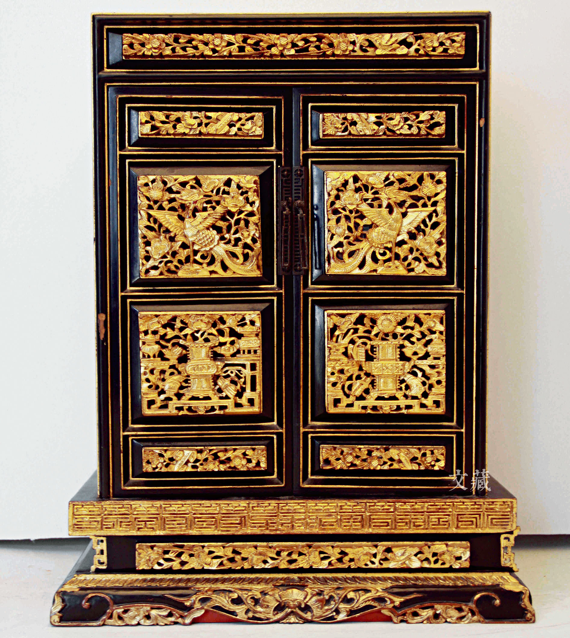 金漆木雕珍品,漆金木雕