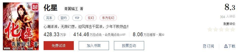全精品系列网络小说推荐，起点8.3分高评价口碑神作，大神经典