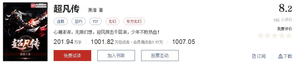 50大公认网络小说神作,网络评分最高小说20部