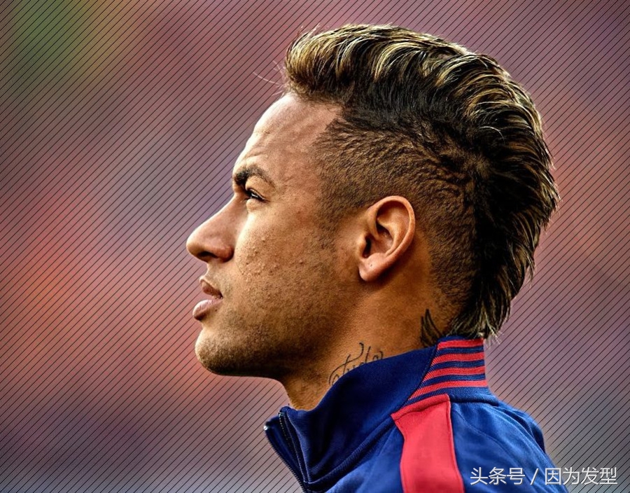 内马尔巴黎圣日耳曼发型,内马尔激情绿茵发型