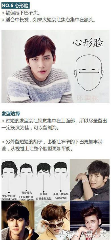 男士发型推荐之男士如何根据自己的脸型选择适合自己的发型