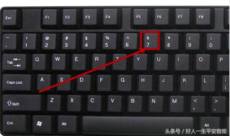 电脑键盘7键和三键的区别,讲解电脑键盘各键的功能