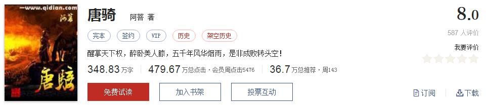 起点评分8.7以上小说排行榜,推荐五本巅峰网络小说统治力爆表