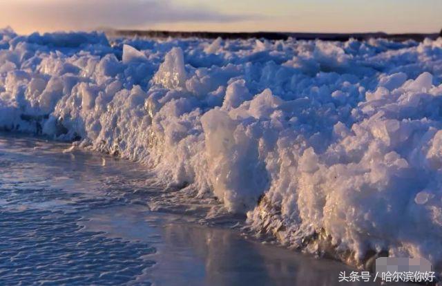 黑龙江冰封奇观,黑龙江呼玛段开启冰封季