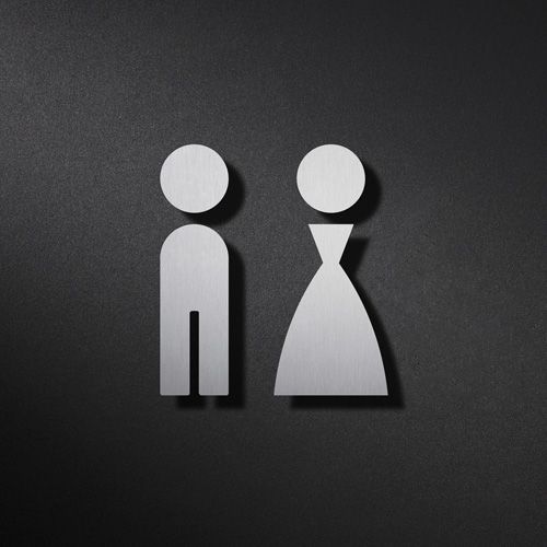 农村室外男女厕所标识牌,厕所标识牌怎么设计