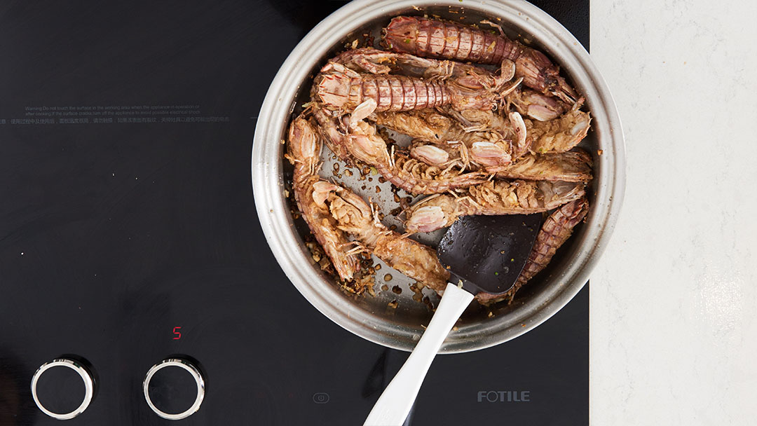 食堂椒盐皮皮虾,孙小厨椒盐皮皮虾