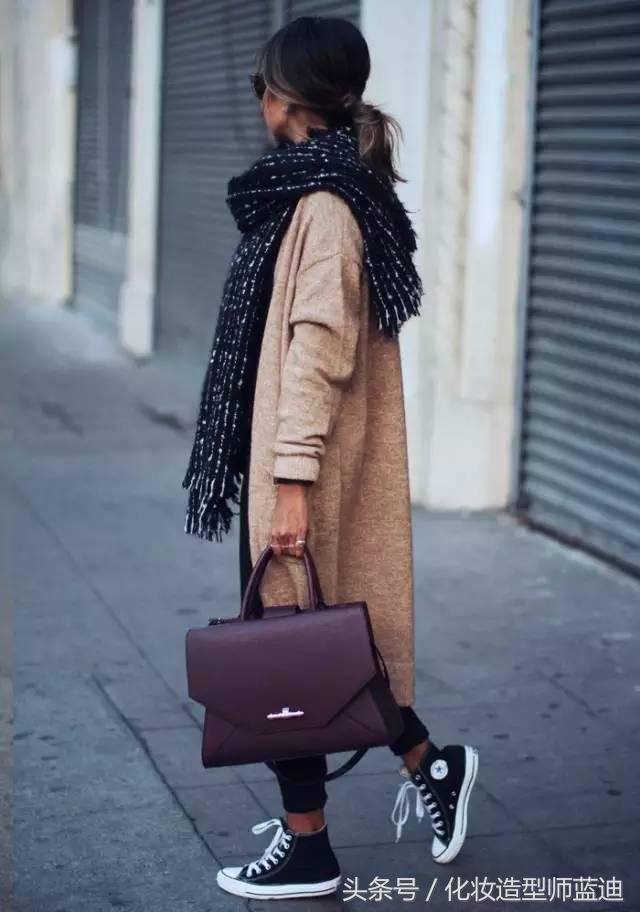 get不同发型,和围巾搭配的发型