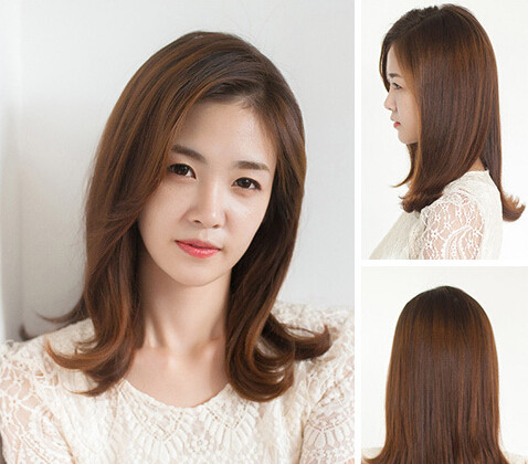 韩国女神发型,韩国明星女发型