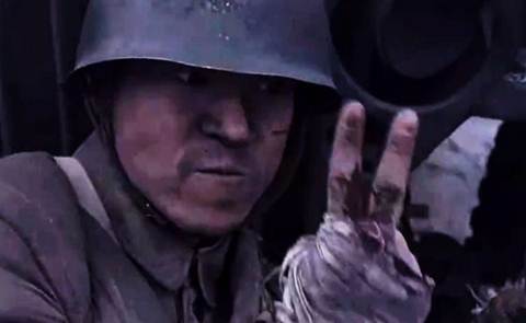 军事战斗手势,大写的懵字