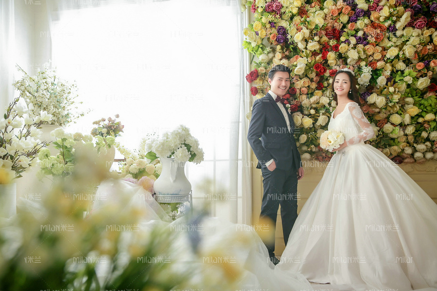 米兰婚纱摄影拍的样品,米兰婚纱摄影艺术照内景