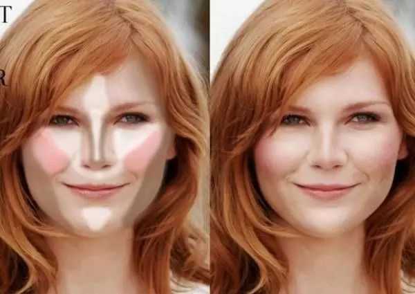 立体小v脸的画法,v型脸怎么修容