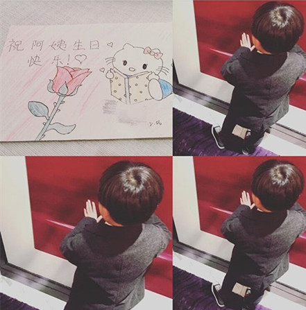 唐嫣晒侄子送其生日礼物和对话内容，小正太最后一语让唐嫣很无奈