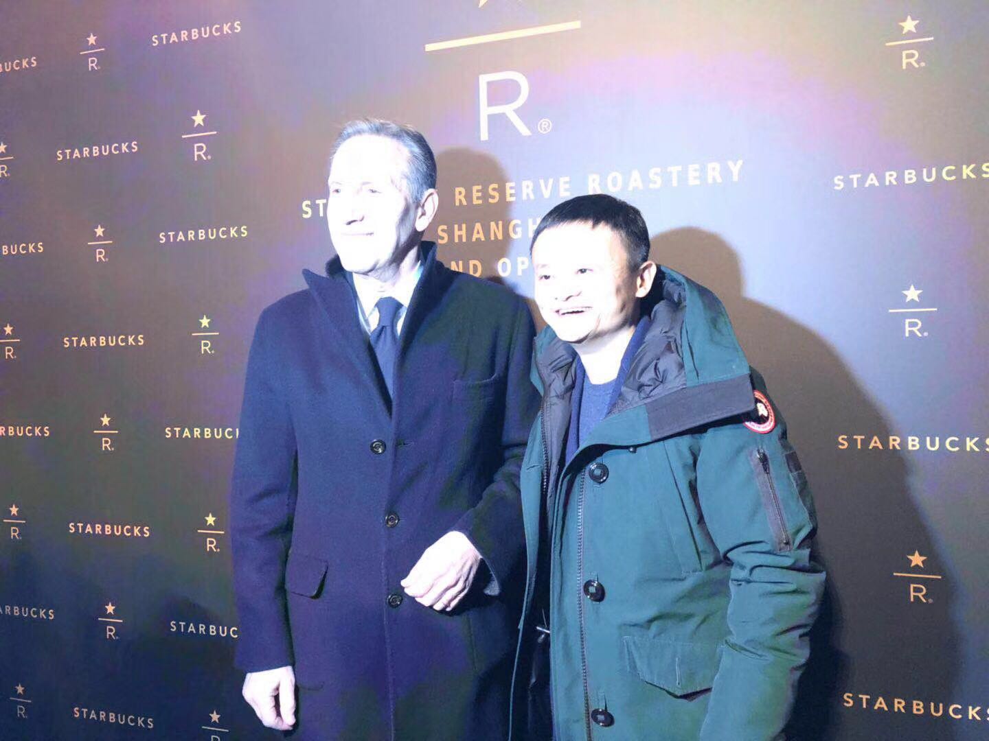 马云和星巴克总裁的访谈,星巴克与马云的关系