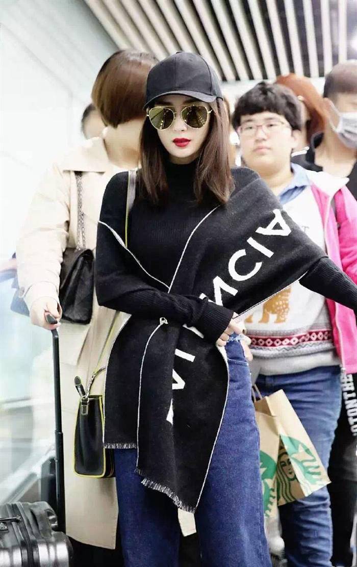 时尚圈真的有多酷,时尚围巾百搭欧美风