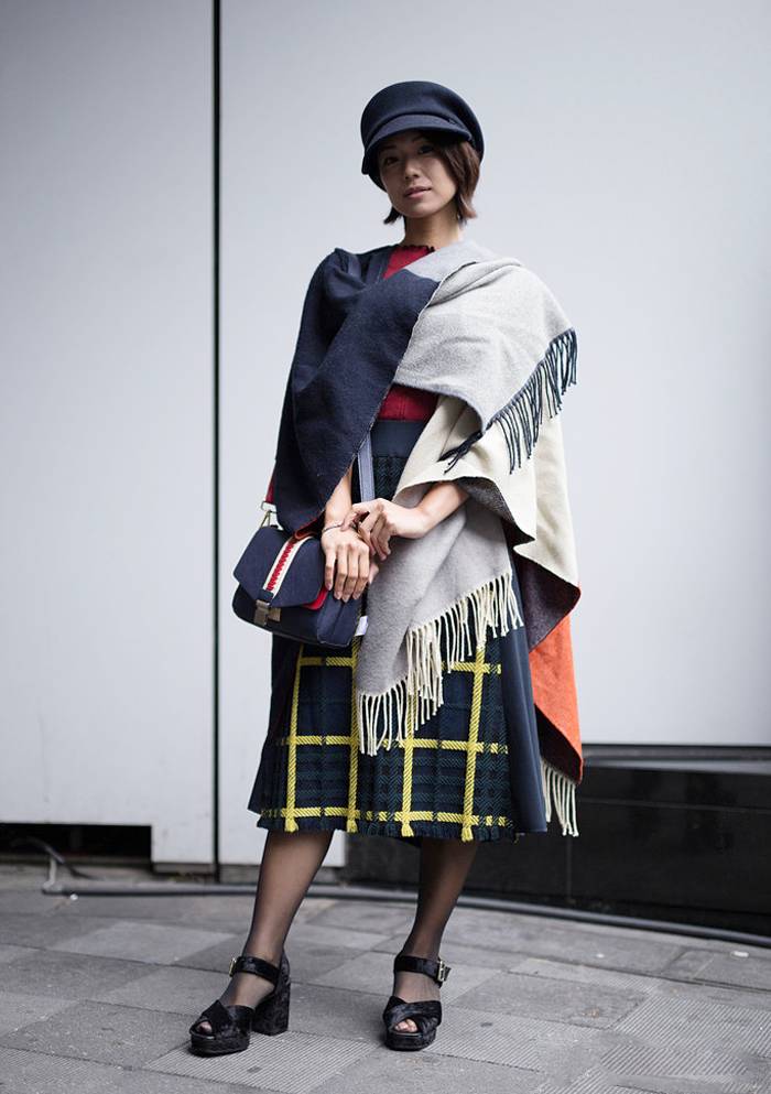 时尚圈真的有多酷,时尚围巾百搭欧美风