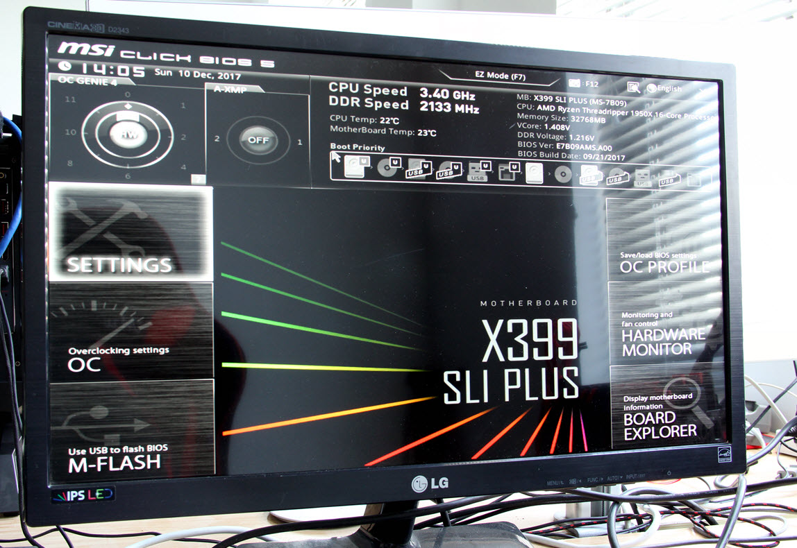 为了大家的线程撕裂者!标配版X399实测