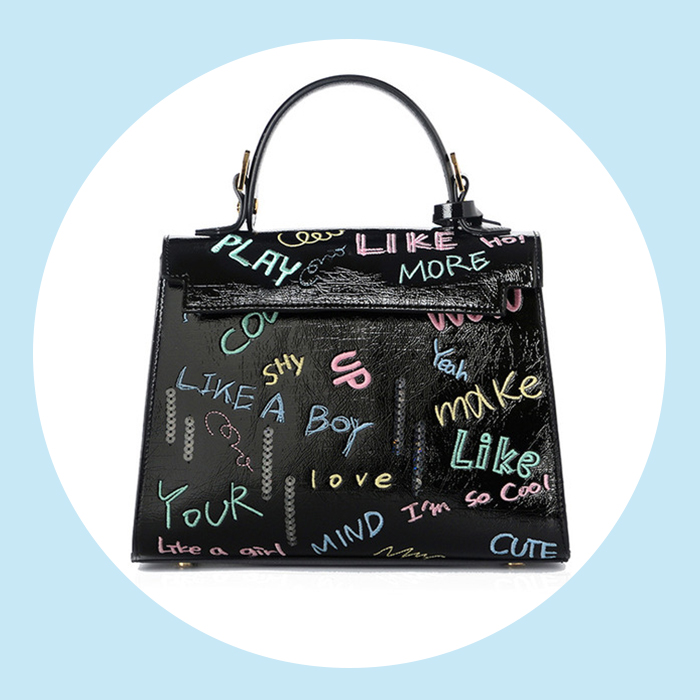 2018热巴刘雯,刘雯同款帆布双肩包