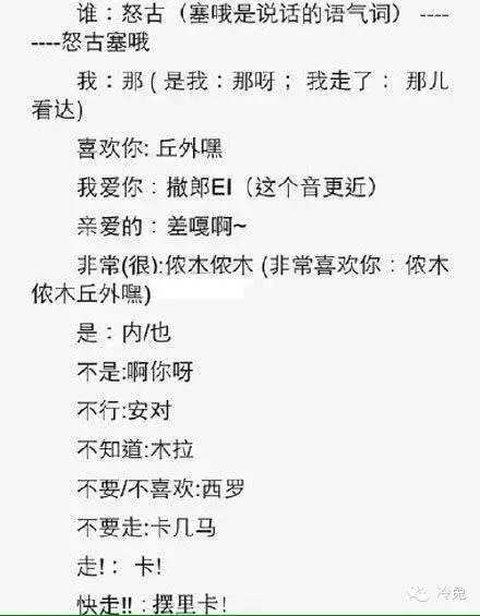 冷兔趣闻生活常用的韩语中文谐音，感觉自己瞬间学会了一门外语！