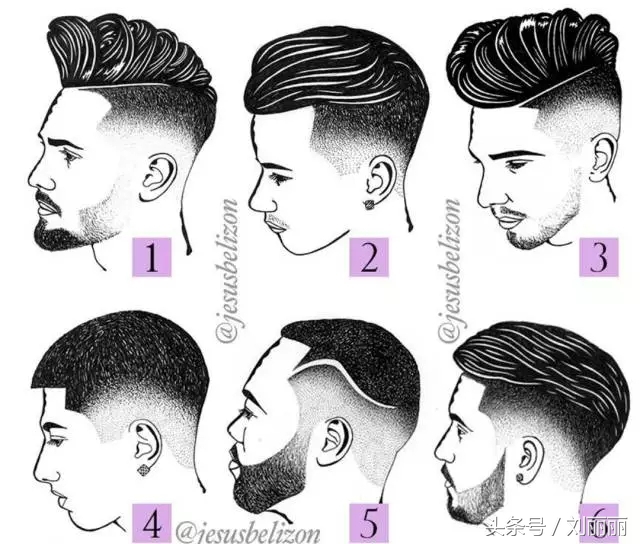 推荐男士十大发型,中年男士白发多剪什么发型好