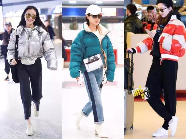 林允穿3万块的羽绒服机场凹造型,网友吐槽:这是穿了件被子吧?